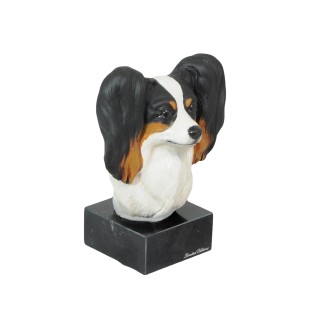 Papillon ręcznie pomalowana statuetka Art-Dog